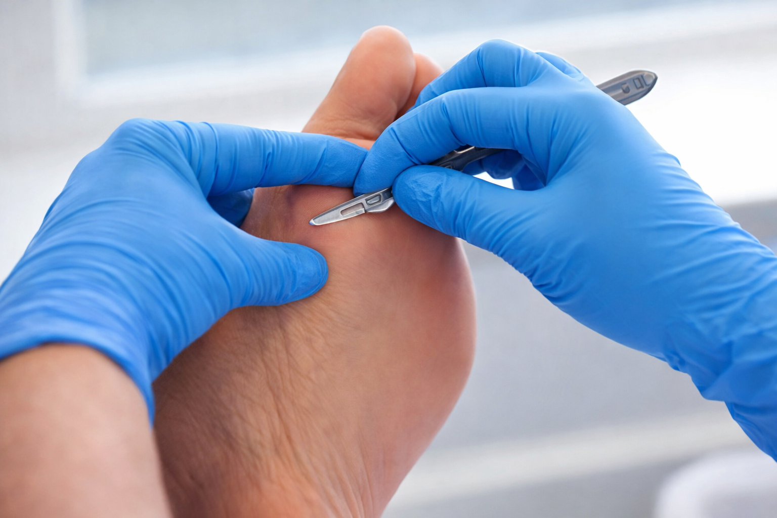 MEDICAL PERDICURE PODIATRY PODIATRIC callus corns